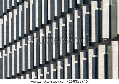 City modern abstract - Architecture of a modern building