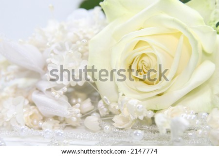 stock photo nice wedding background wedding dress fabric with pearls and a 