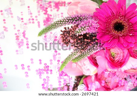 pink flowers background. flowers background in pink