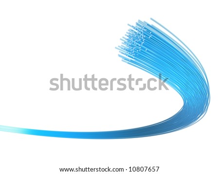 Blue Fiber Optic