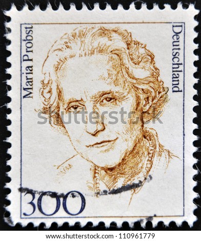  - stock-photo-germany-circa-stamp-printed-in-germany-shows-portrait-of-maria-probst-politician-circa-110961779