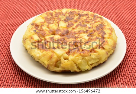 Spanish tortilla (omelet with potatoes and onions)