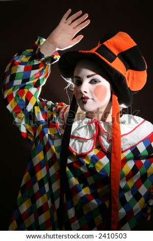 clown makeup application. hot creepy clown makeup. evil