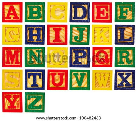 wooden letter blocks