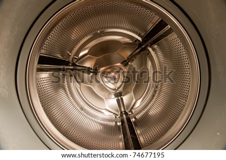 inside the washing machine