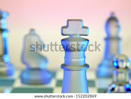 Chess - a board game of strategic skill for two players, played on a checkered board.