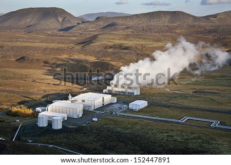 Geo thermal Power Station in Iceland