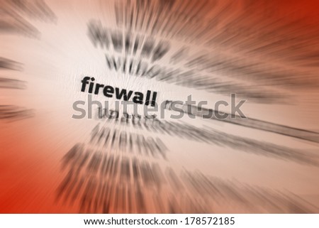 A Firewall is a partition designed to inhibit or prevent the spread of fire or destructive agent. Also a part of a computer system or network designed to block unauthorized access.