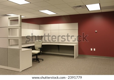 Open Office Cubicle workplace