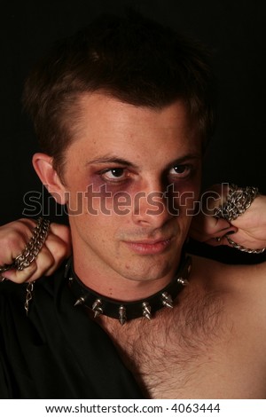 gothic male makeup