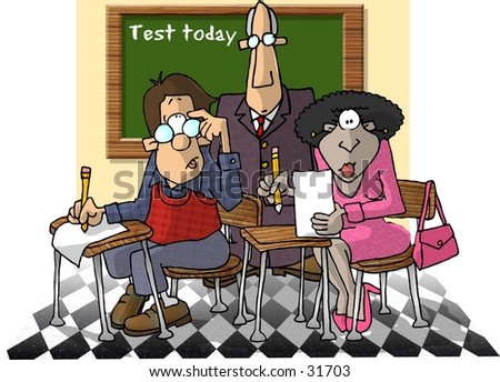 Teacher Student Clipart. stock photo : Clipart