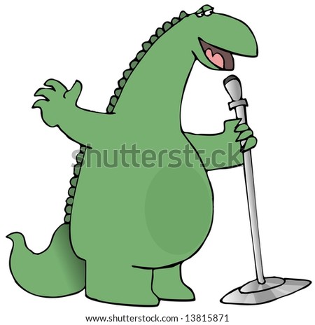 dinosaur singing