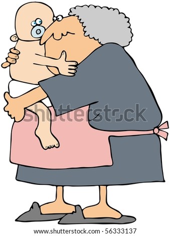 Granny Holding Baby