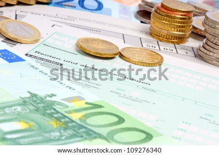 euro money and german tax return