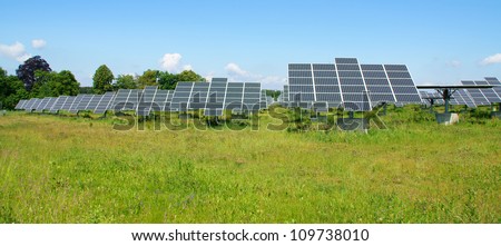 solar panel / solar field