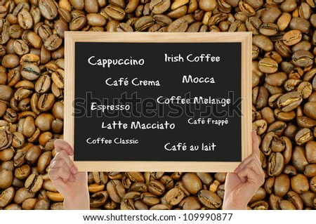 different types of coffee