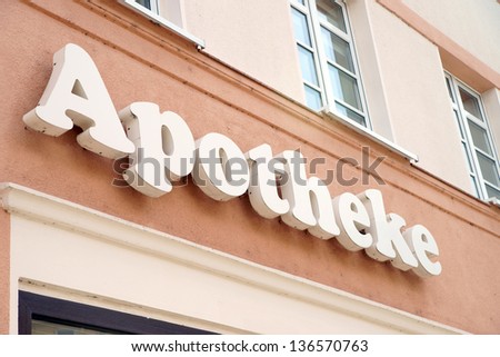 german pharmacy / pharmacy