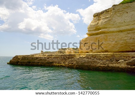 Atlantic coast in Portugal / steep coast