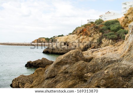 Atlantic ocean and cliffs in Portugal / Cliffs