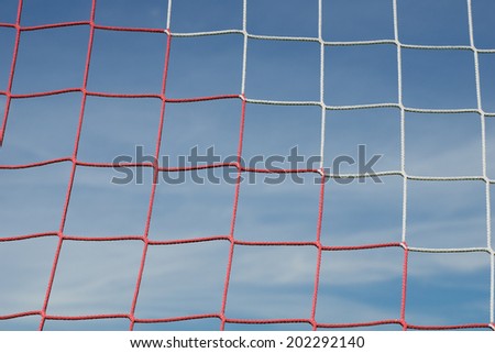 Soccer net and blue sky / Soccer Net