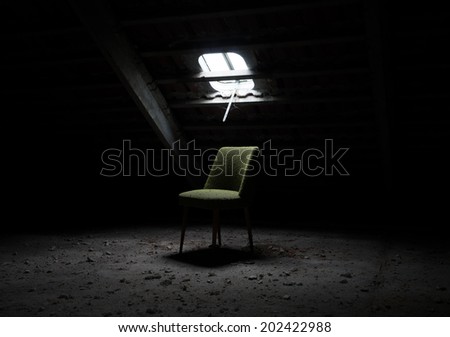 Chair in an abandoned room / Chair