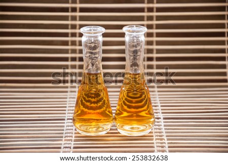 Glasses filled with rakija, plum brandy