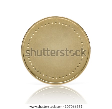 Blank Gold Coin