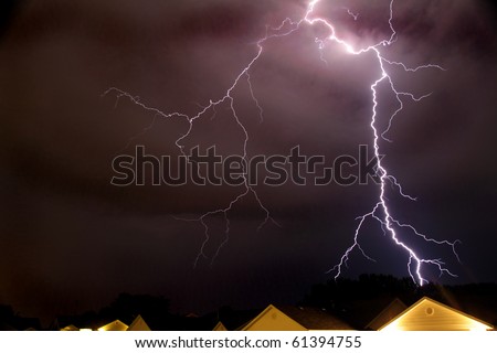 Pictures Of Lightning And Thunder. stock photo : thunder storm