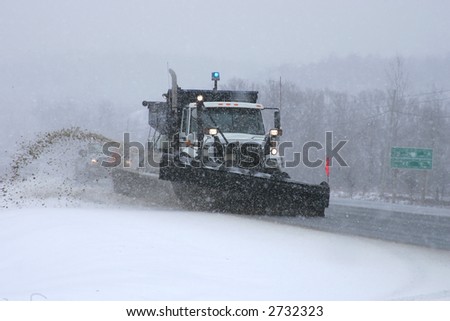snowplow in action