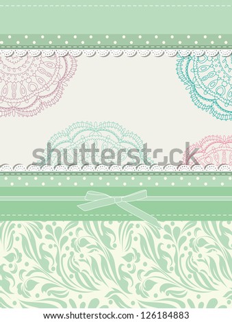Vintage  background for invitation, backdrop, card, new year brochure, banner, border, wallpaper, template, texture raster version