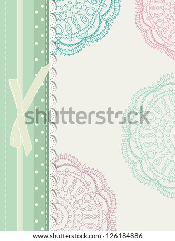 Vintage  background for invitation, backdrop, card, new year brochure, banner, border, wallpaper, template, texture raster version