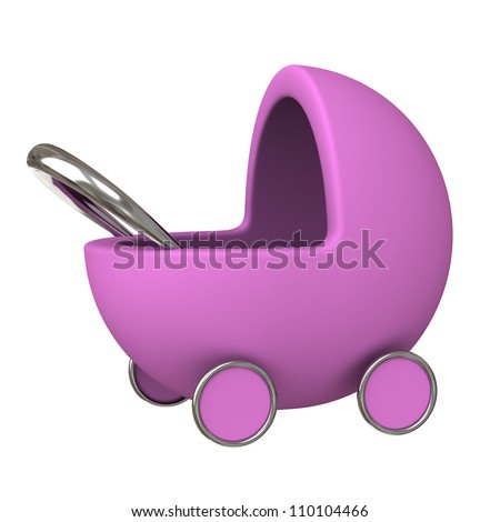 Pink Baby Carriage