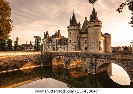 Sully-Sur-Loire. France. Chateau Of The Loire Valley.