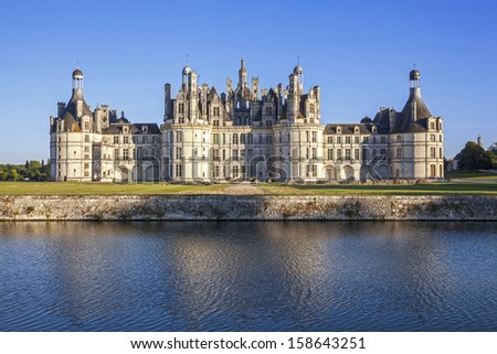 Chambord. France. Chateau of the Loire Valley.