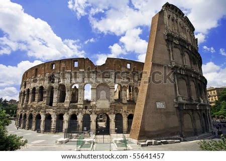 Colosseum In Italy. Colosseum, Rome, Italy