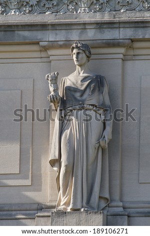 19th Century Brooklyn Museum Statue by Daniel Chester French