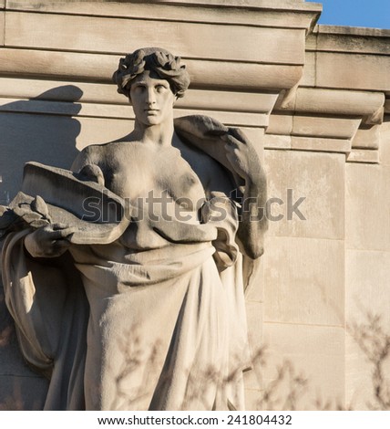 Roman Law, 19th Century Statue