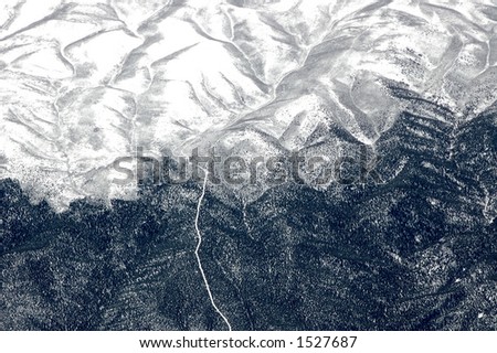 iced mountain