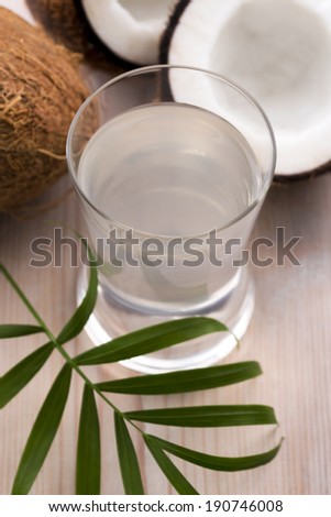 Coconut and coconut water