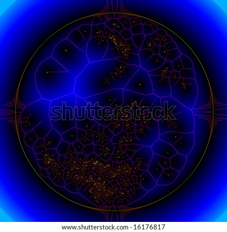 electric planet styled pattern background illustration can be used for template or desktop image