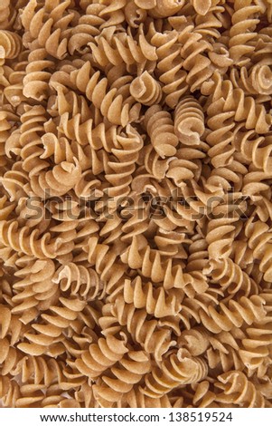 Pile of Whole Wheat Pasta