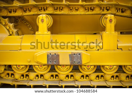 yellow caterpillar track