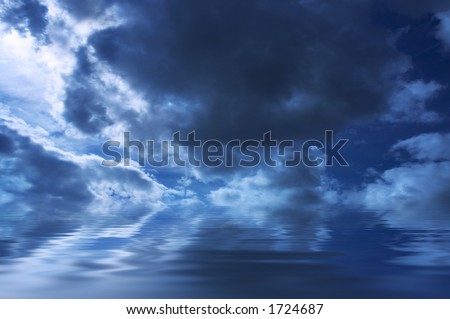sky with water