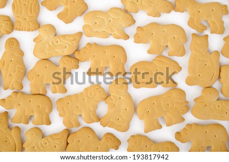 animal shaped cracker background