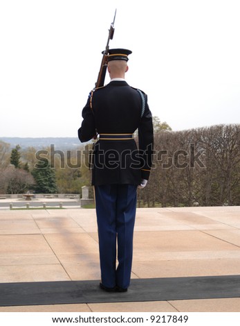Honor Guard at Arlington Cemetery, Washington DC