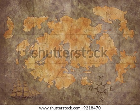 treasure map background