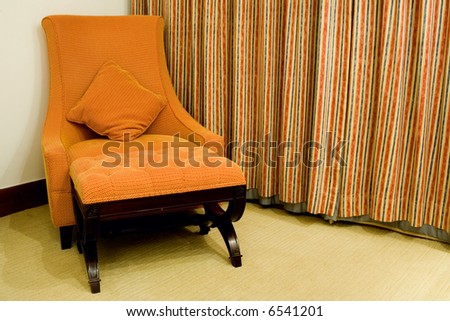 Couch in the corner of a room