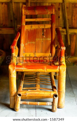 An ancient Chinese chair.