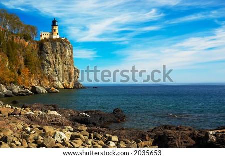 Split Rock Lighthouse on Lake Superior North Shore. More with keyword group15