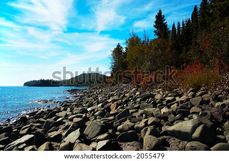 Lake view from Lake Superior North Shore. More with keyword group15